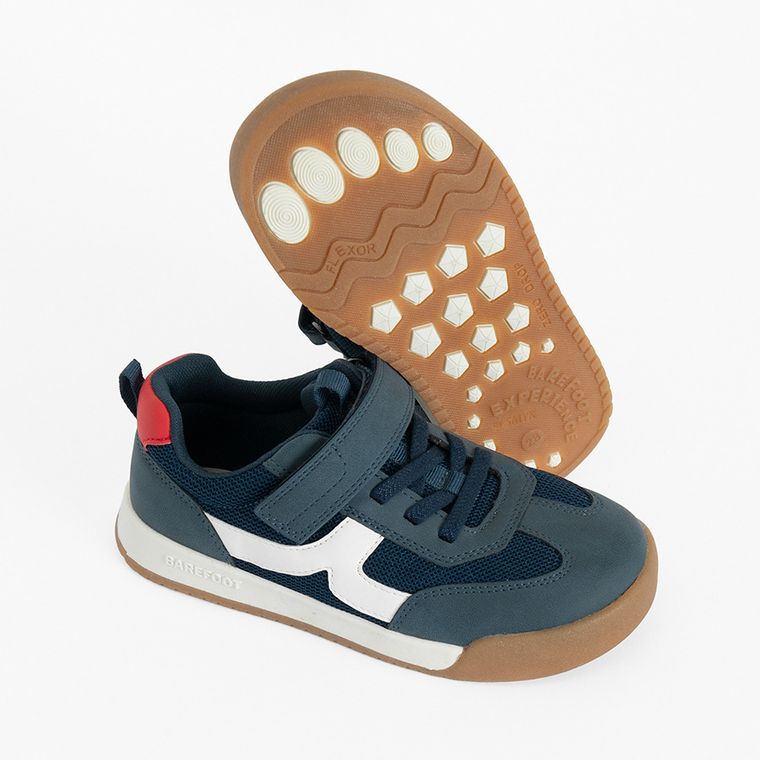 Cool Club, Pantofi sport pentru baieti, bleumarin, talpa Barefoot