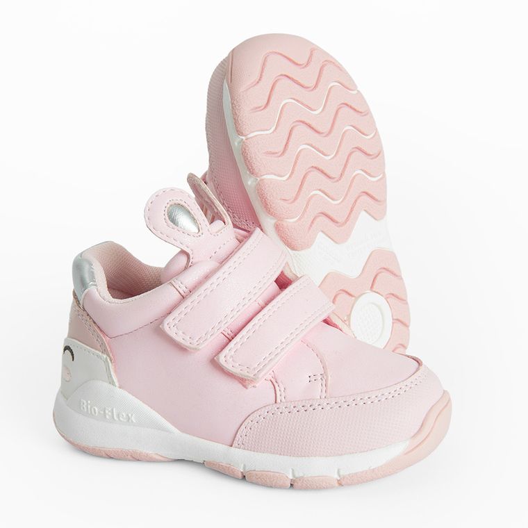 Cool Club, Pantofi sport pentru fete, roz, parfumati, brant din piele, talpa Bio-Flex