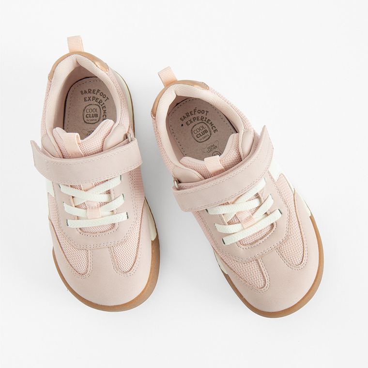 Cool Club, Pantofi sport pentru fete, roz, talpa Barefoot