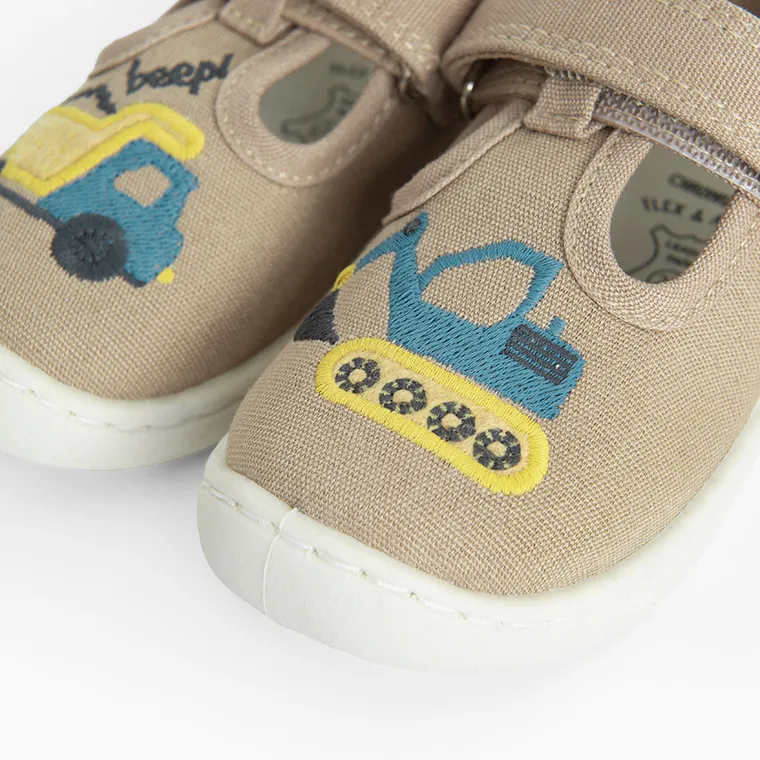 Cool Club, Papuci de casa pentru baieti, maro, Comfort-Fit