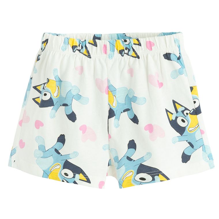 Cool Club, Pijama pentru fete, alb, imprimeu Bluey