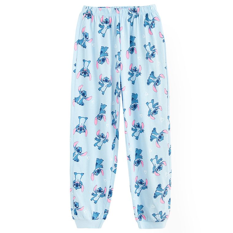 Cool Club, Pijama pentru fete, albastru, imprimeu Lilo si Stitch
