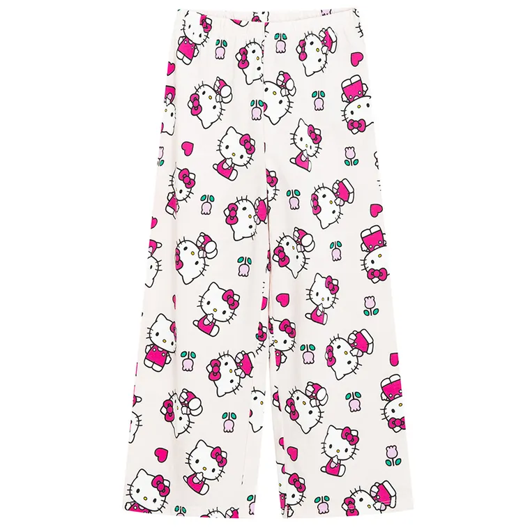 Cool Club, Pijama pentru fete, roz, imprimeu Hello Kitty