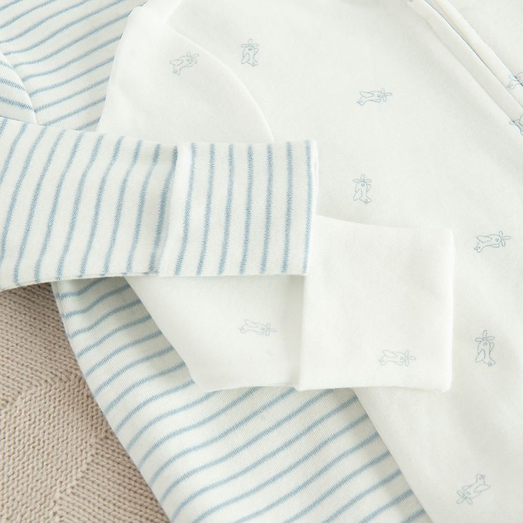 Cool Club, Pijama tip salopeta pentru baieti, alb, set, 2 buc.