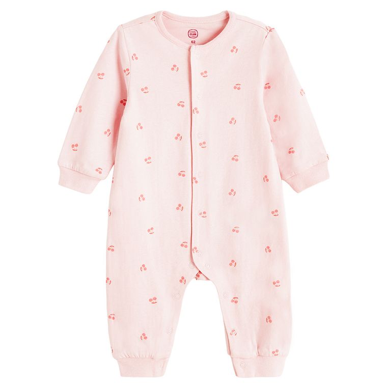 Cool Club, Pijama tip salopeta pentru fete, roz, set, 2 buc.