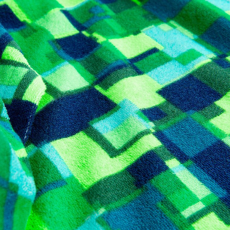 Cool Club, Prosop tip poncho pentru baieti, verde