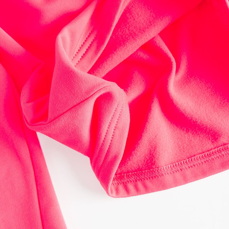 Cool Club, Pulover cu guler inalt, termic, calduros, roz fluo