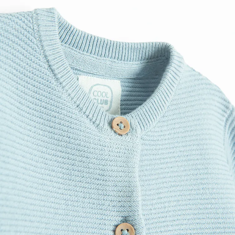 Cool Club, Pulover pentru baieti, cu nasturi, albastru