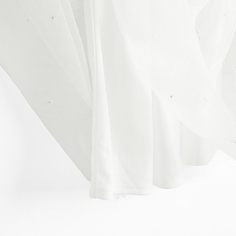 Cool Club, Rochie cu bretele pentru fete, alb