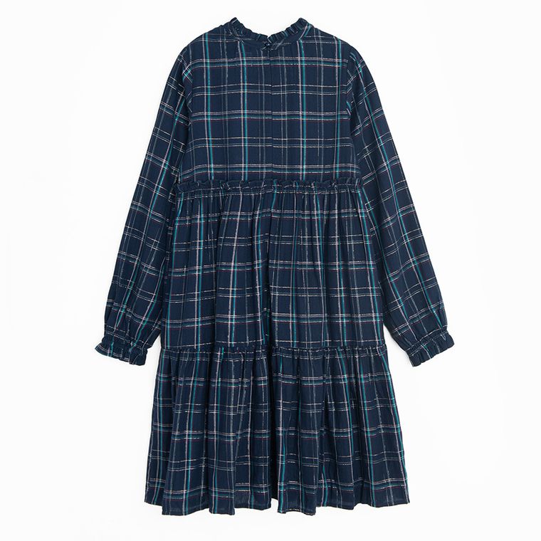 Cool Club, Rochie cu maneca lunga pentru fete, bleumarin