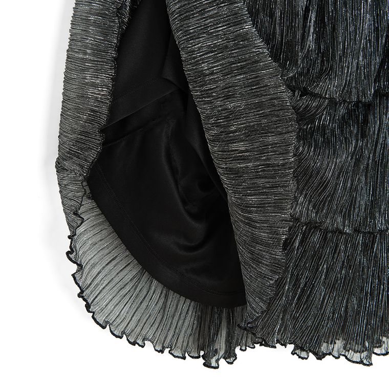 Cool Club, Rochie cu maneca lunga pentru fete, negru