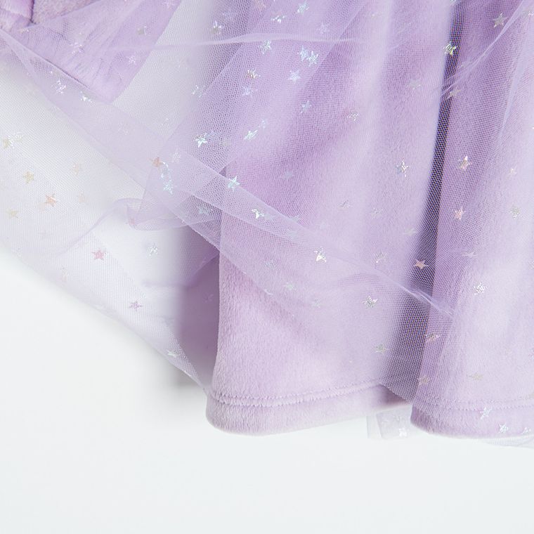 Cool Club, Rochie cu maneca lunga pentru fete, violet