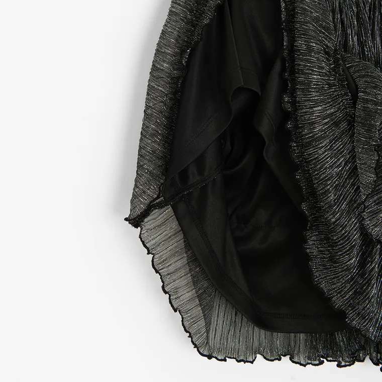 Cool Club, Rochie cu maneca scurta pentru fete, negru