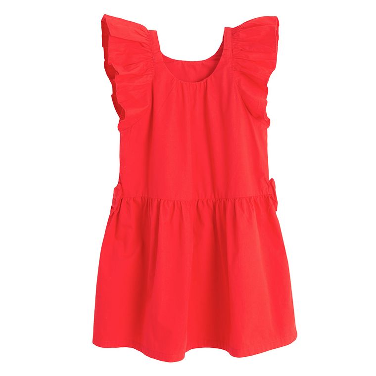 Cool Club, Rochie cu maneca scurta pentru fete, rosu