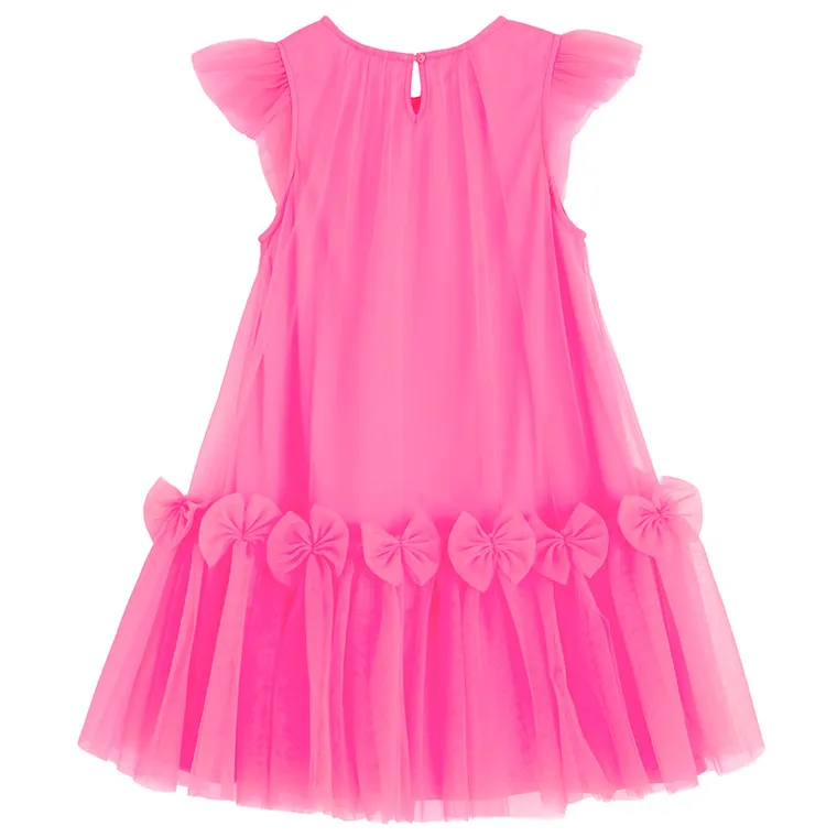 Cool Club, Rochie cu maneca scurta pentru fete, roz