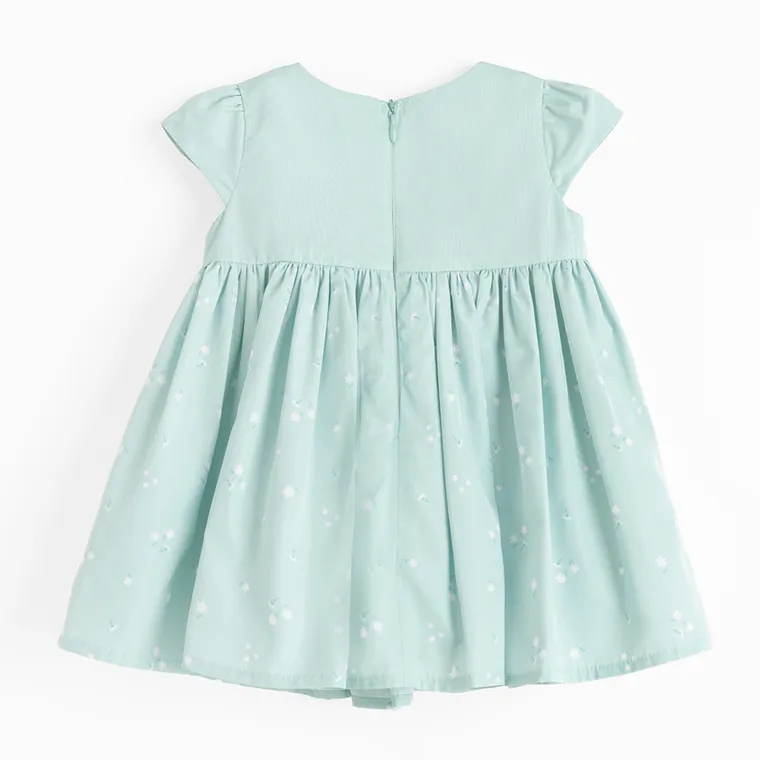 Cool Club, Rochie cu maneca scurta pentru fete, verde