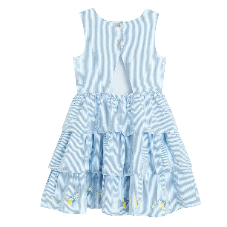 Cool Club, Rochie fara maneci pentru fete, albastru
