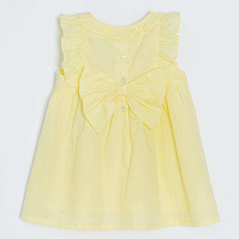 Cool Club, Rochie fara maneci pentru fete, galben