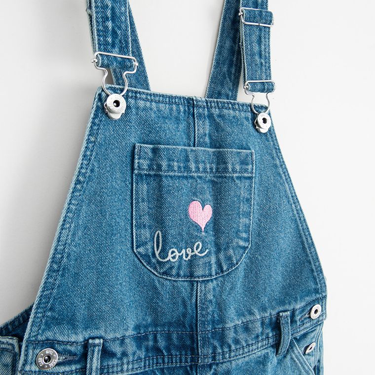 Cool Club, Salopeta de blugi pentru fete, denim