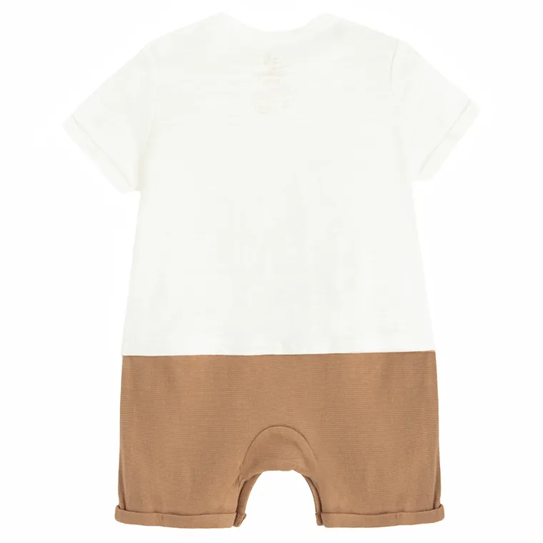 Cool Club, Salopeta rompers pentru baieti, mix, imprimeu Winnie the Pooh