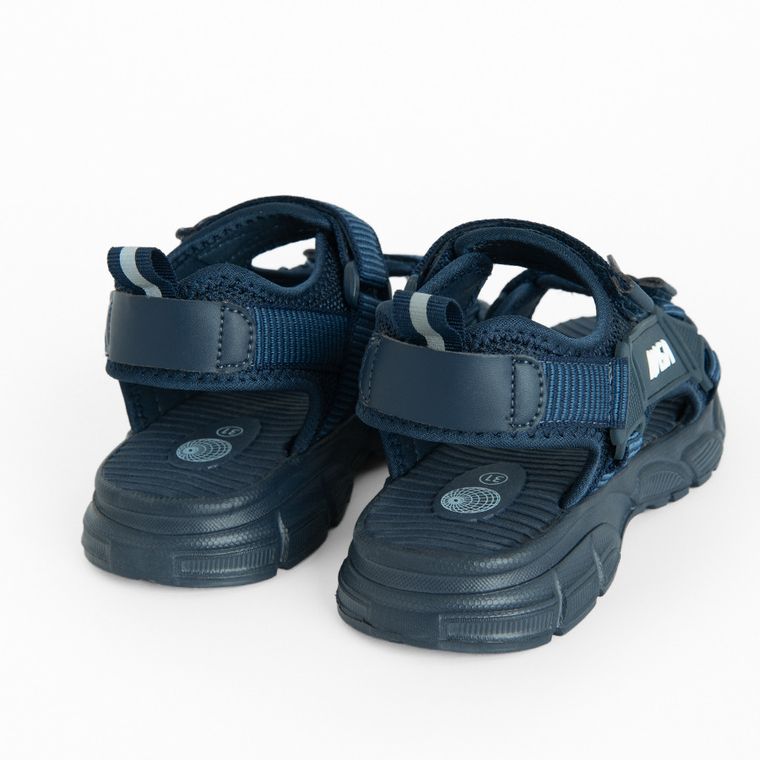 Cool Club, Sandale pentru baieti, albastru, imprimeu NASA