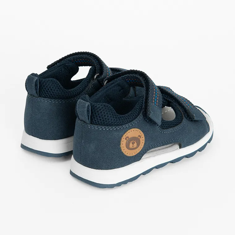 Cool Club, Sandale pentru baieti, bleumarin, brant din piele