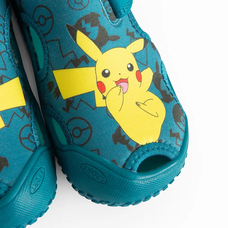 Cool Club, Sandale pentru baieti, turcoaz, imprimeu Pokemon