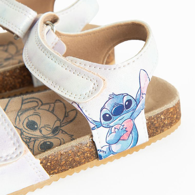 Cool Club, Sandale pentru fete, roz, brant din piele, imprimeu Lilo si Stitch