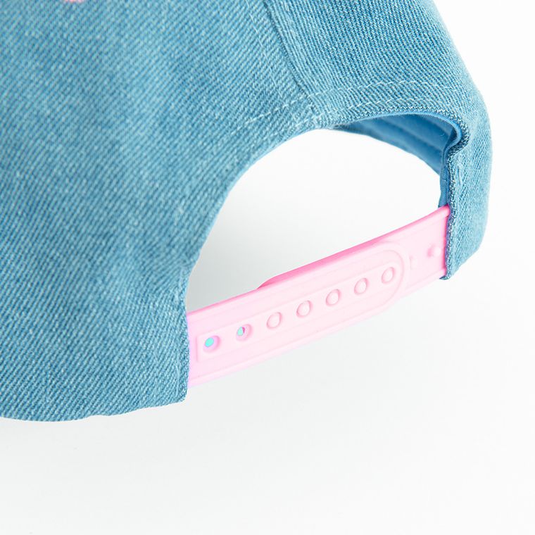 Cool Club, Sapca pentru fete, albastru, imprimeu Lilo si Stitch