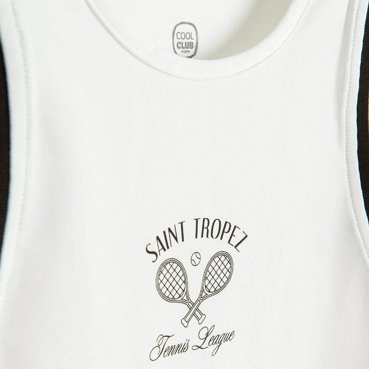 Cool Club, Set de tenis pentru fete, Top, Fusta cu pantaloni scurti, mix