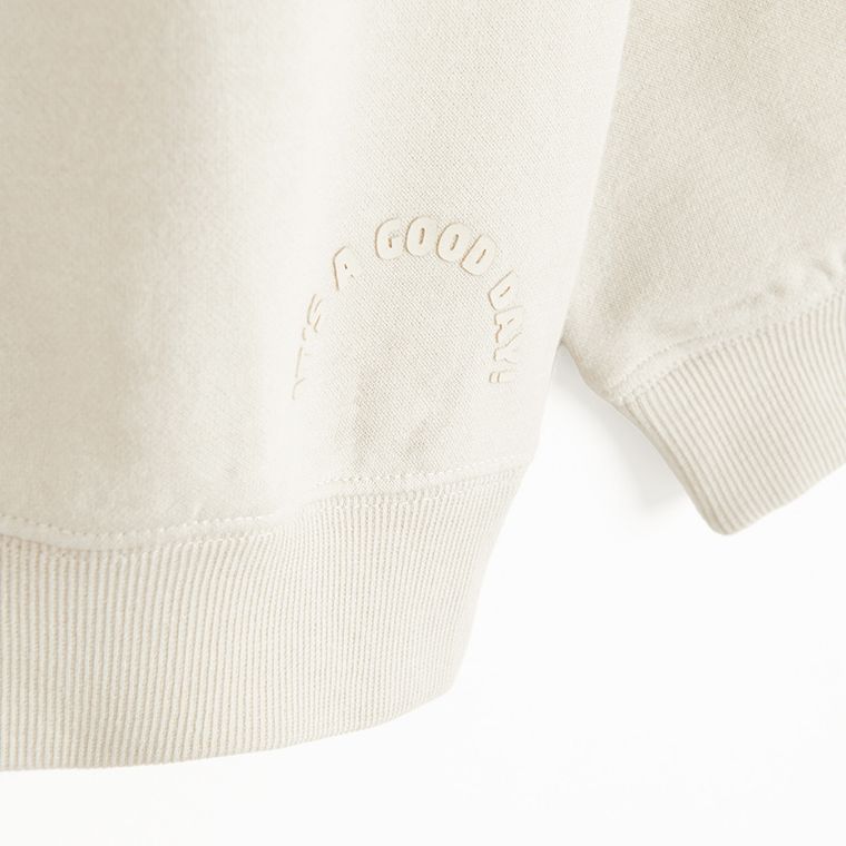 Cool Club, Set pentru baieti, Bluza calduros, Pantaloni scurti, bej