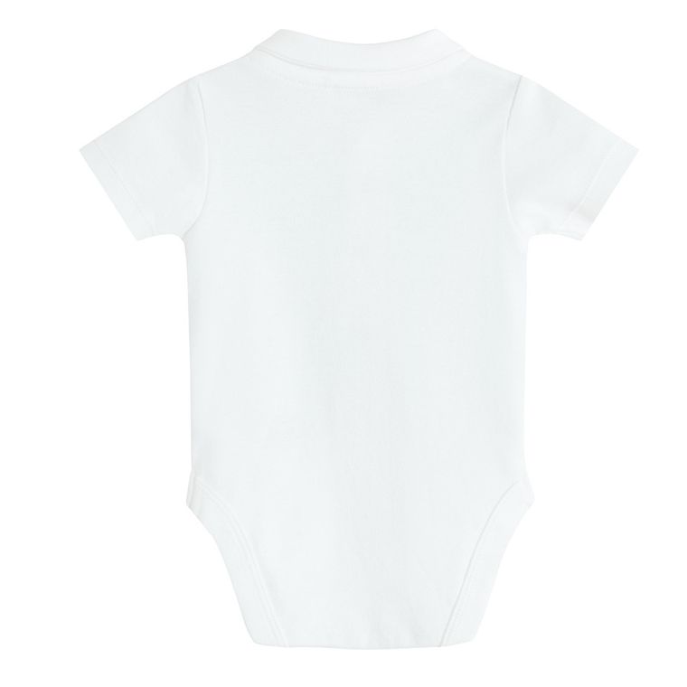 Cool Club, Set pentru baieti, Body cu maneca scurta, Pantaloni din textil din muselina, mix