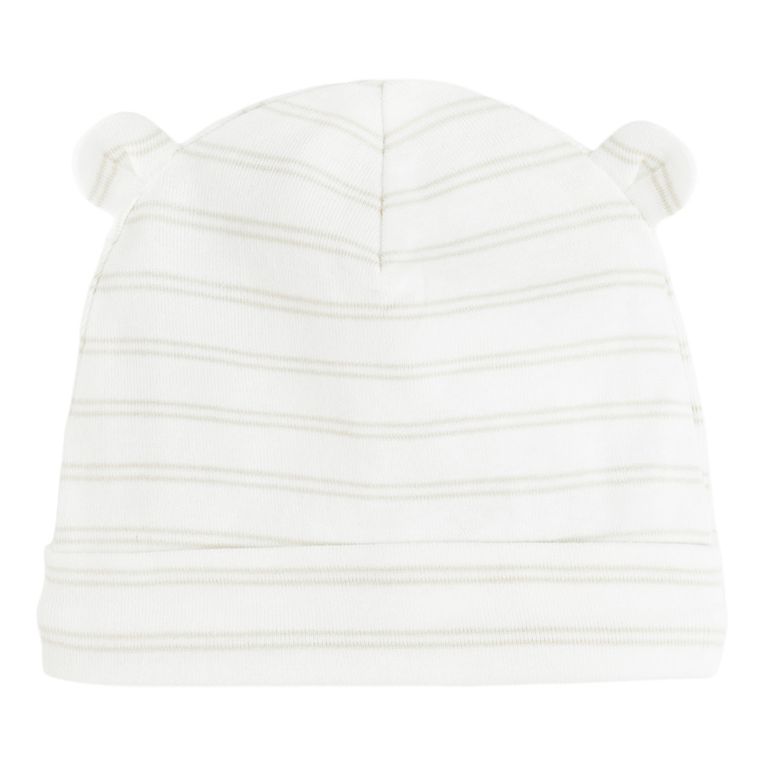 Cool Club, Set pentru baieti, Body cu maneca scurta, Pantaloni fara botosei, Caciula, alb