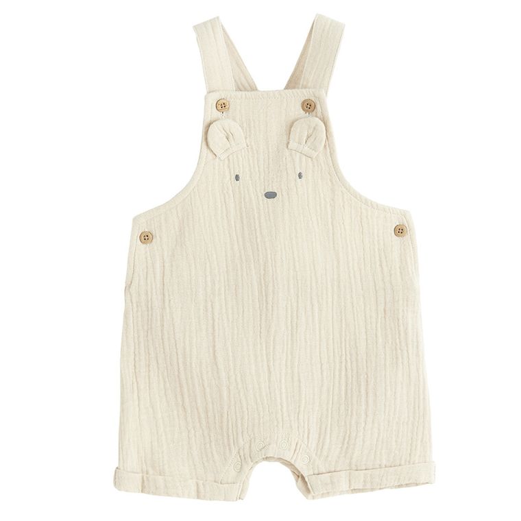 Cool Club, Set pentru baieti, Body cu maneca scurta, Salopeta scurta, muselina, mix