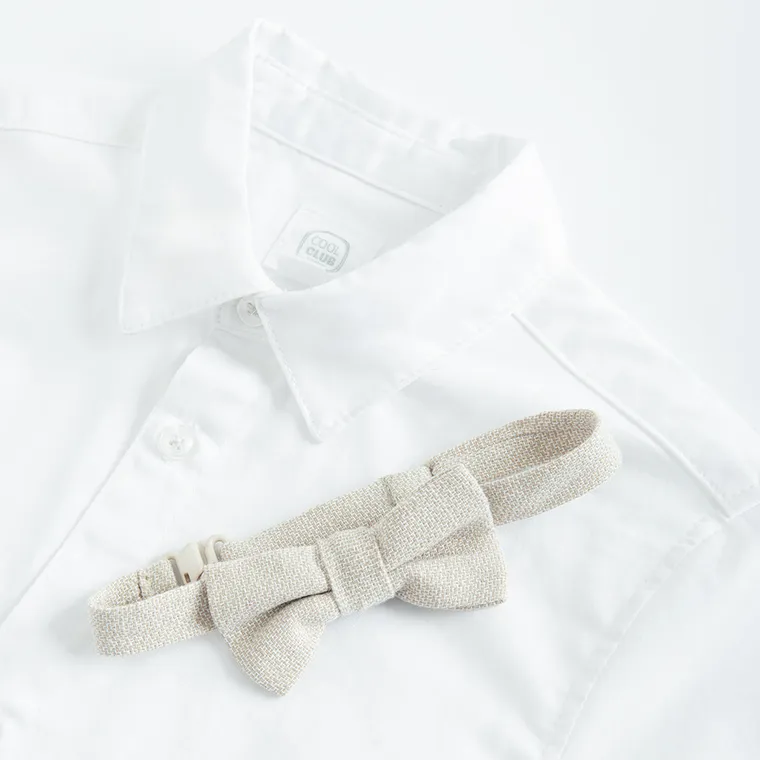 Cool Club, Set pentru baieti, Camasa cu maneca scurta, Pantaloni din textil, Bretele, mix