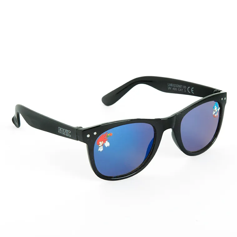 Cool Club, Set pentru baieti, Ochelari de soare pentru baieti, Cutie de ochelari, albastru, imprimeu Sonic the Hedgehog