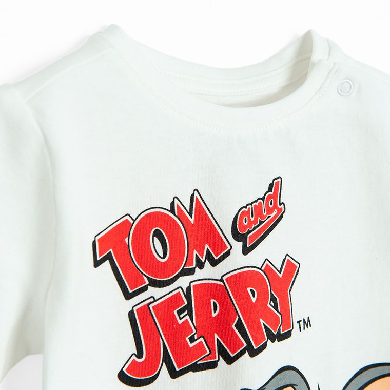 Cool Club, Set pentru baieti, Tricou, Bluza cu fermoar, Pantaloni trening, mix, imprimeu Tom & Jerry