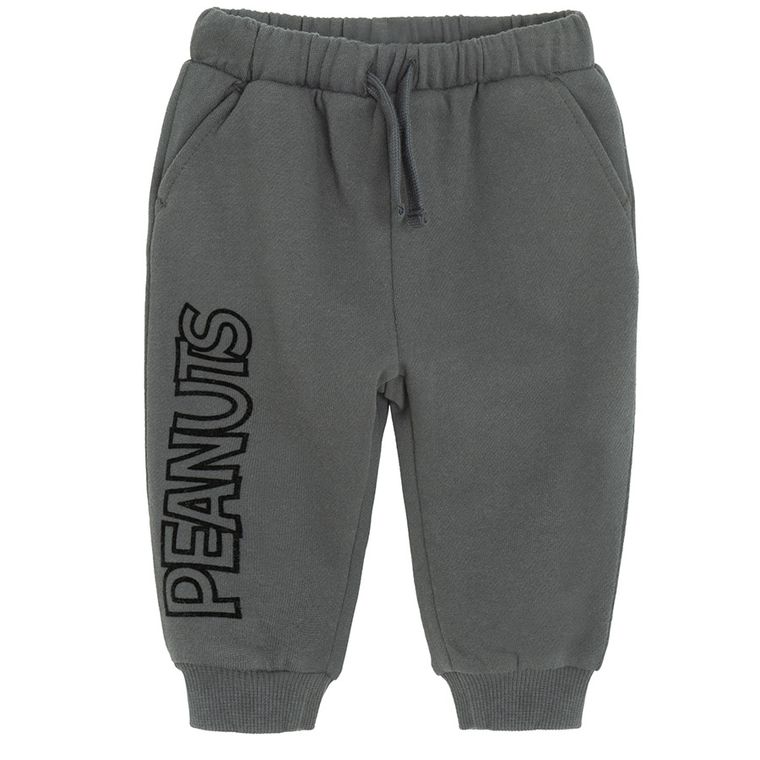 Cool Club, Set pentru baieti, Vesta, Bluza cu maneca lunga, Pantaloni trening, mix, imprimeu Snoopy