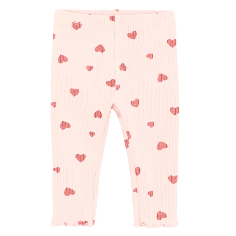 Cool Club, Set pentru fete, Bluza cu maneca lunga, Colanti, din tricot striat, roz