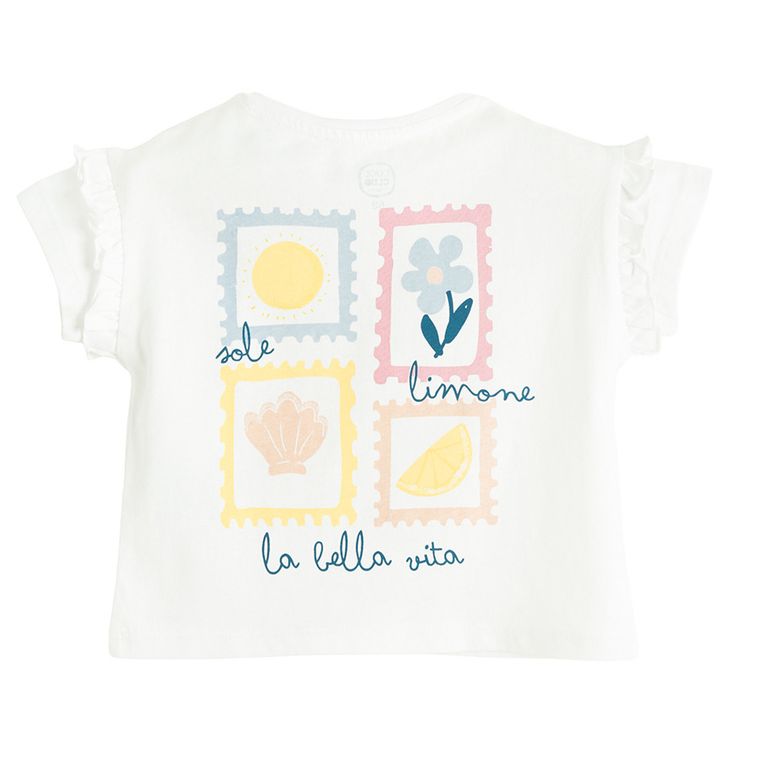 Cool Club, Set pentru fete, Bluza cu maneca scurta, Pantaloni scurti, mix