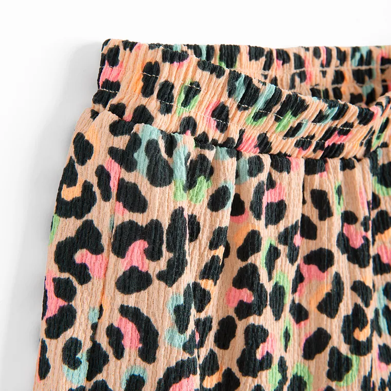 Cool Club, Set pentru fete, Bluza fara maneci, Pantaloni din textil, portocaliu