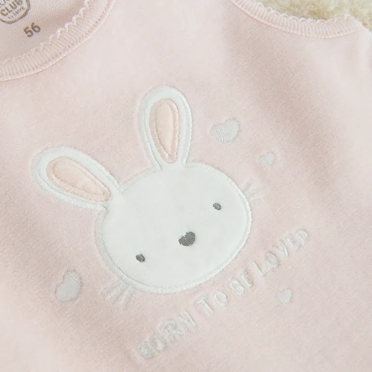 Cool Club, Set pentru fete, Body cu maneca lunga, Salopeta cu botosei, mix