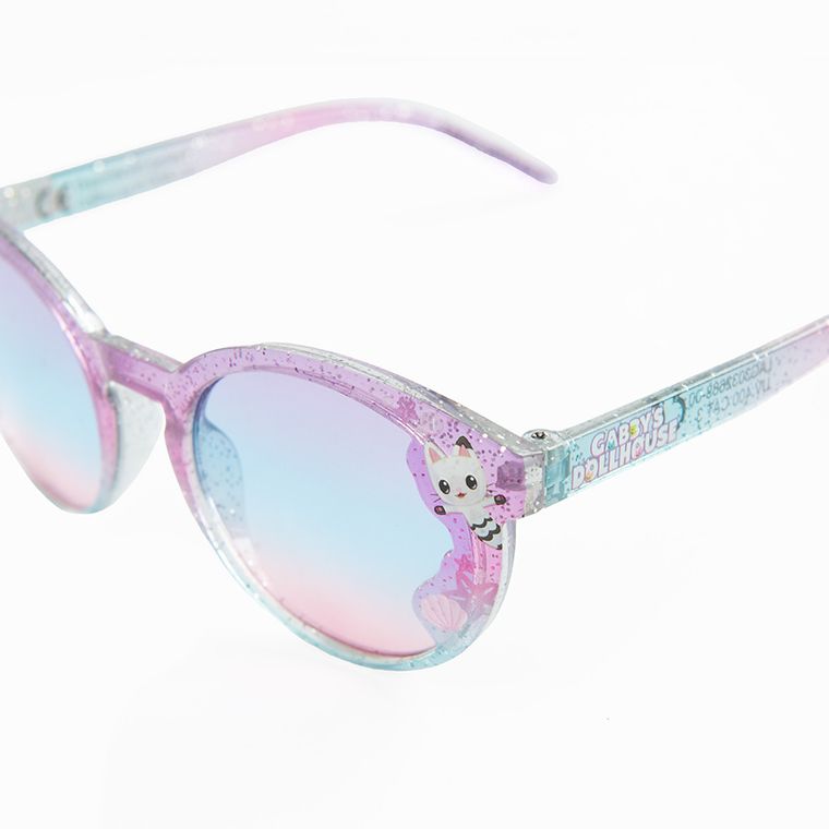 Cool Club, Set pentru fete, Ochelari de soare, Cutie de ochelari, violet, imprimeu Gabby's Dollhouse