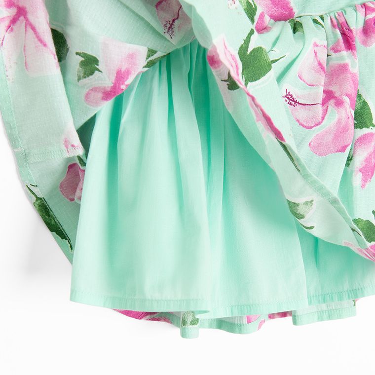 Cool Club, Set pentru fete, Rochie cu maneca scurta, Pantaloni scurti, bloomers, verde