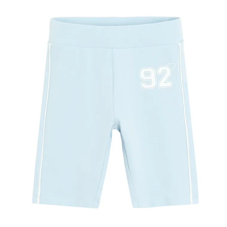 Cool Club, Set pentru fete, Tricou, Colanti scurti, albastru