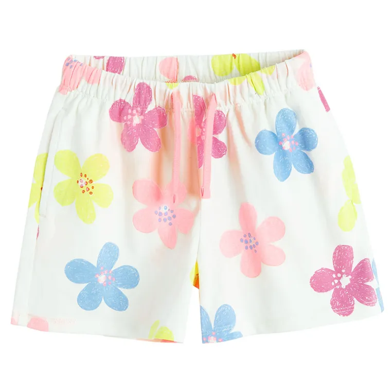 Cool Club, Set pentru fete, Tricou, Pantaloni scurti, alb