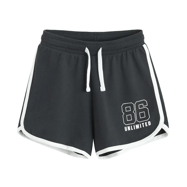 Cool Club, Set pentru fete, Tricou, Pantaloni scurti, alb-bleumarin