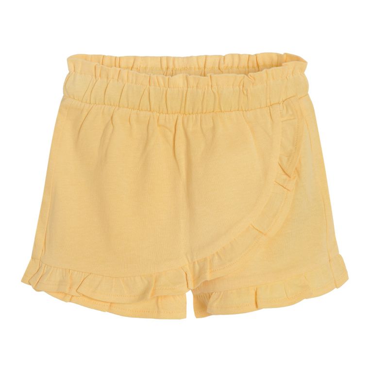 Cool Club, Set pentru fete, Tricou, Pantaloni scurti, alb-galben