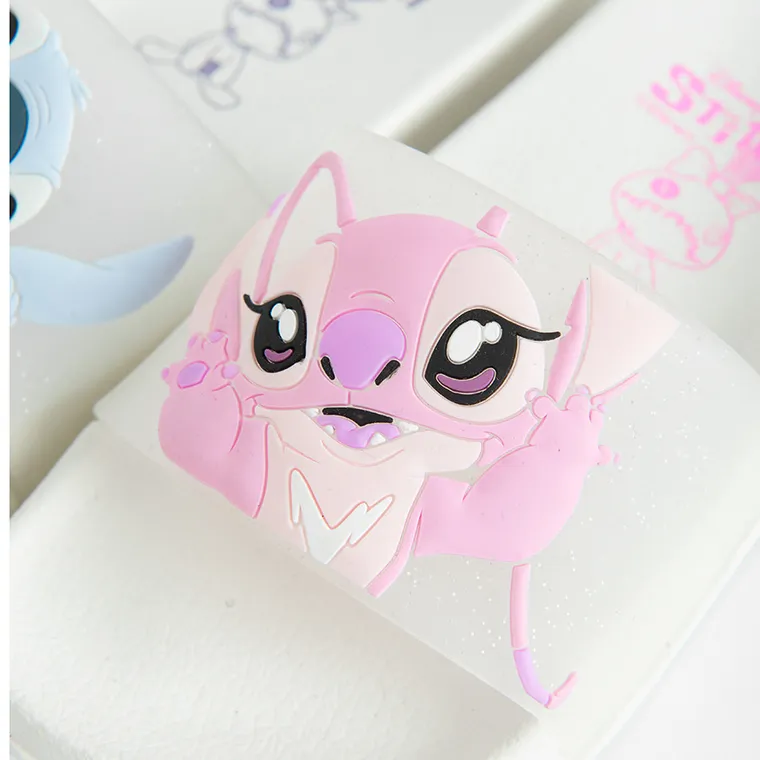 Cool Club, Slapi pentru fete, alb, imprimeu Lilo si Stitch