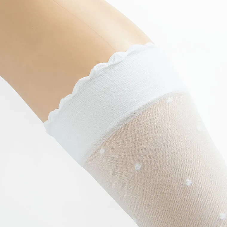 Cool Club, Sosete peste genunchi pentru fete, alb, 20 DEN, set, 2 buc.